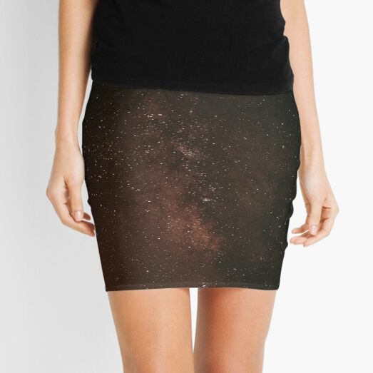 Abstract Backdrop of Starry Sky at Dusk Mini Skirt
