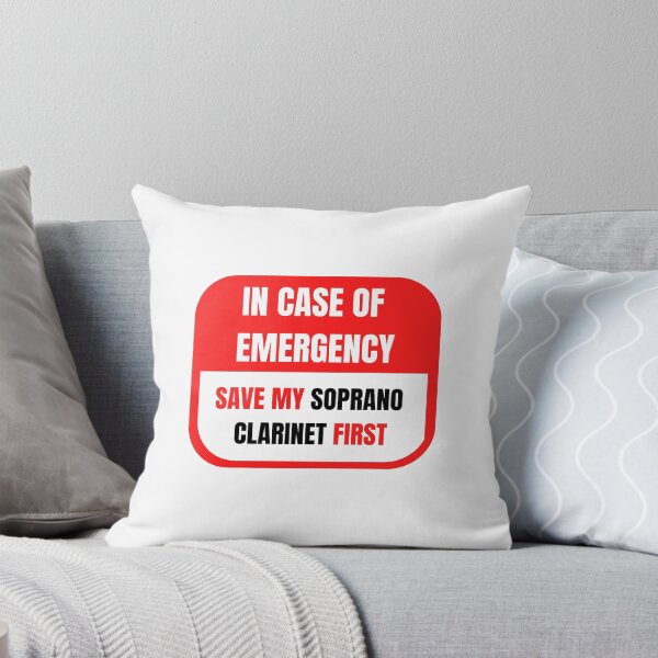 Item preview, In Case of Emergency, Save my Soprano Clarinet First designed and sold by choceclairs.