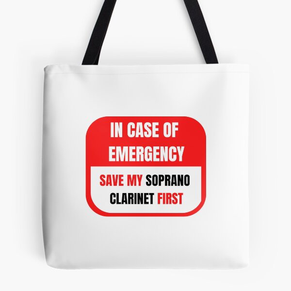 Item preview, In Case of Emergency, Save my Soprano Clarinet First designed and sold by choceclairs.