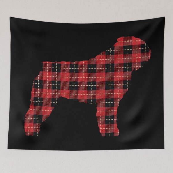 Item preview, Bouvier De Flanders Dog Fashion Plaid designed and sold by blackdogshop.