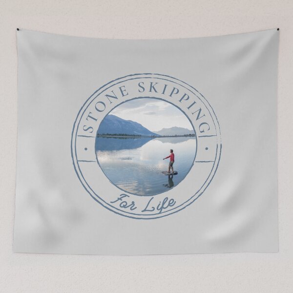 Item preview, Stone Skipping for life designed and sold by Designforoz.