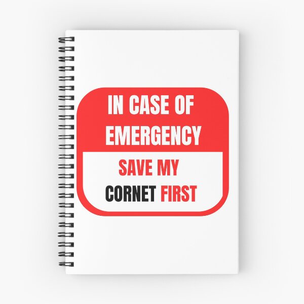 Item preview, In Case of Emergency, Save my Cornet First designed and sold by choceclairs.