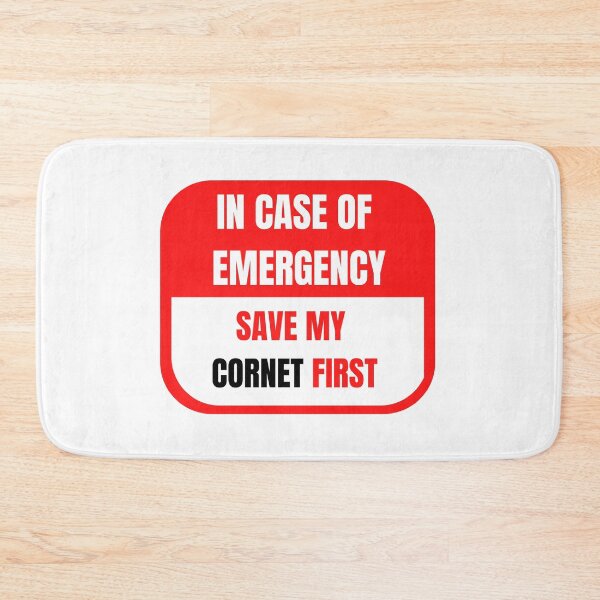 Item preview, In Case of Emergency, Save my Cornet First designed and sold by choceclairs.