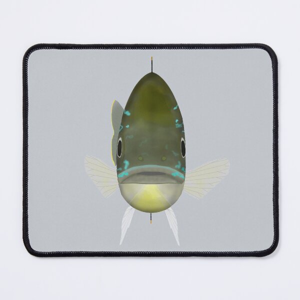 Item preview, Green Sunfish - Fish Head designed and sold by fishfolkart.