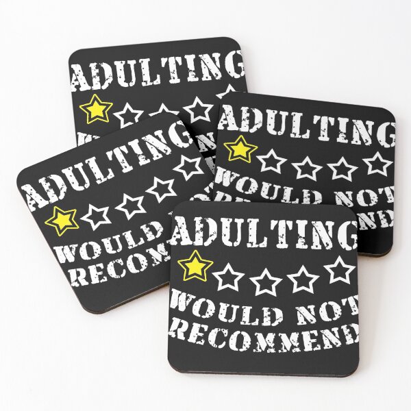 Item preview, Adulting Would Not Recommend designed and sold by RAWVANE.