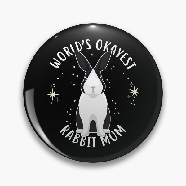 Item preview, World's Okayest Rabbit Mom designed and sold by Clara Hollins.