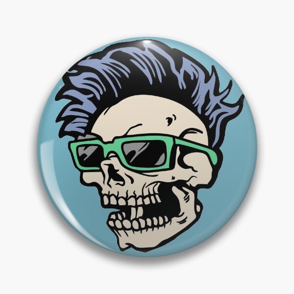 Item preview, Retro Summer Skull Illustration designed and sold by SLAG-Creative.