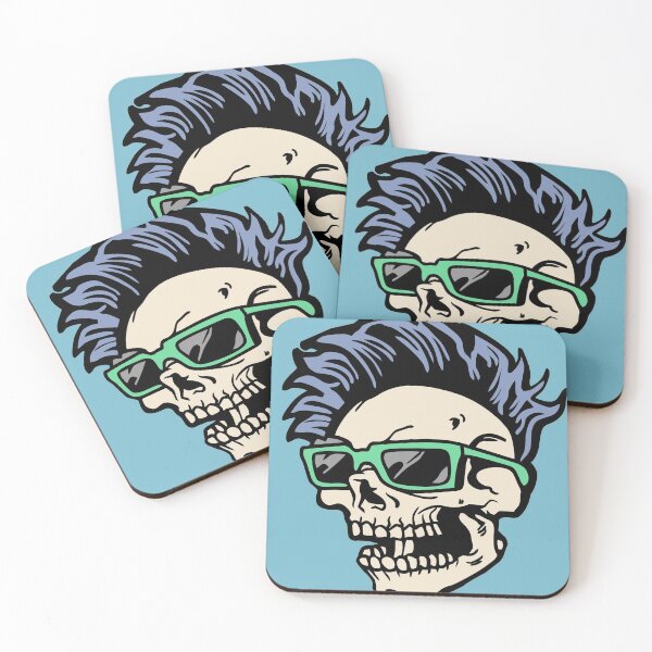Item preview, Retro Summer Skull Illustration designed and sold by SLAG-Creative.