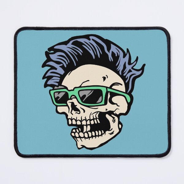 Item preview, Retro Summer Skull Illustration designed and sold by SLAG-Creative.