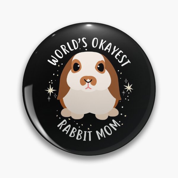 Item preview, World's Okayest Rabbit Mom designed and sold by Clara Hollins.