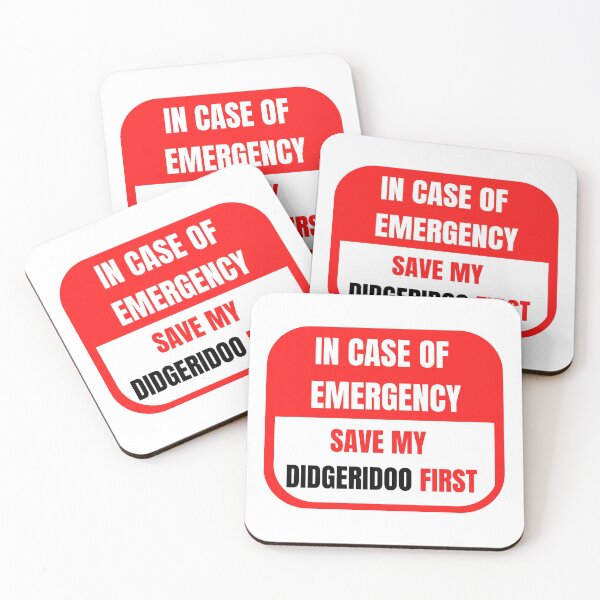 Item preview, In Case of Emergency, Save my Didgeridoo First designed and sold by choceclairs.