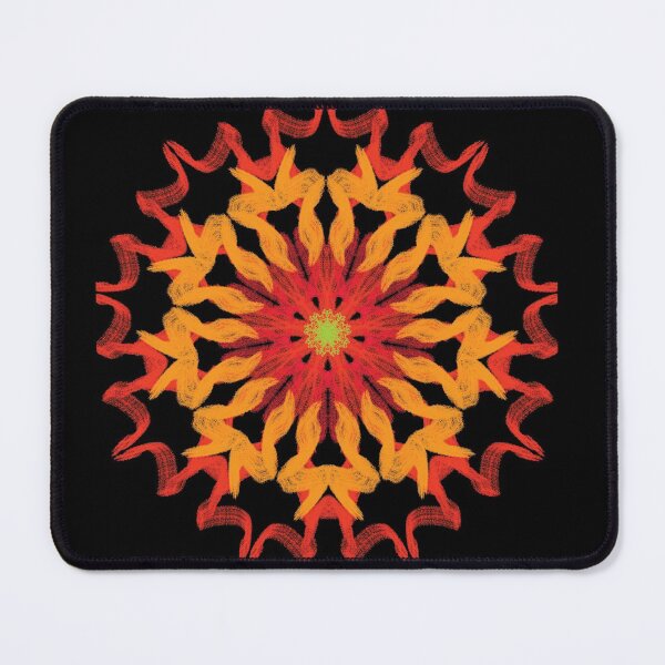 Item preview, mandala 7 - human soul on fire designed and sold by malikaelas.