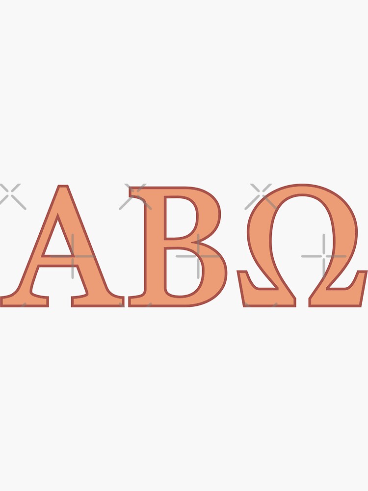 Alpha Beta Omega Sorority Sticker