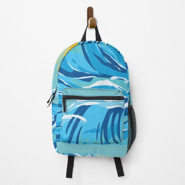 Item preview, watercolor sunset ocean waves designed and sold by hobbystore0-0.