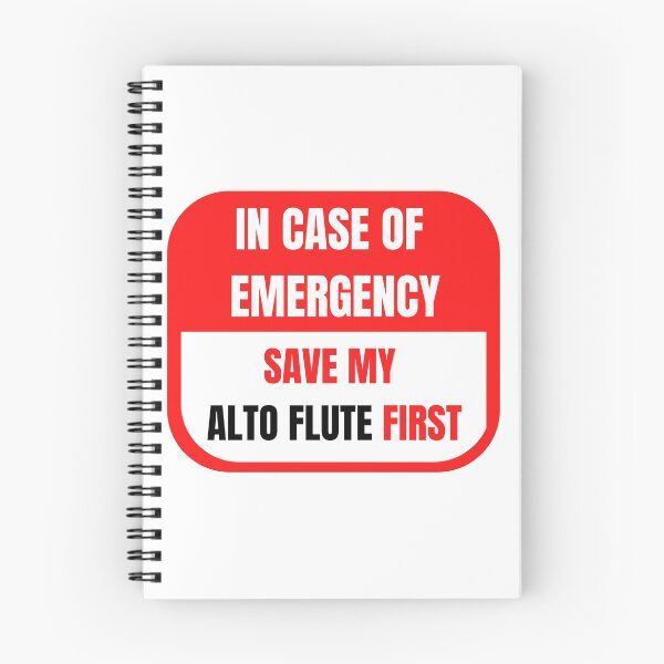 Item preview, In Case of Emergency, Save my Alto Flute First designed and sold by choceclairs.
