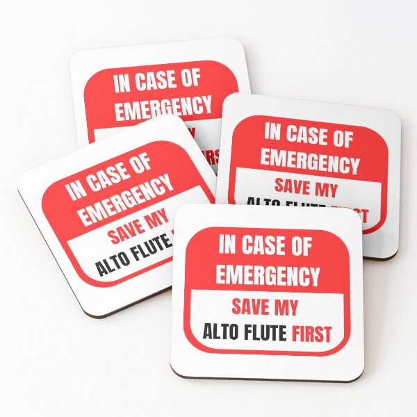 Item preview, In Case of Emergency, Save my Alto Flute First designed and sold by choceclairs.