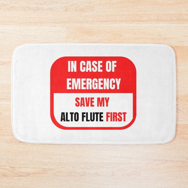Item preview, In Case of Emergency, Save my Alto Flute First designed and sold by choceclairs.
