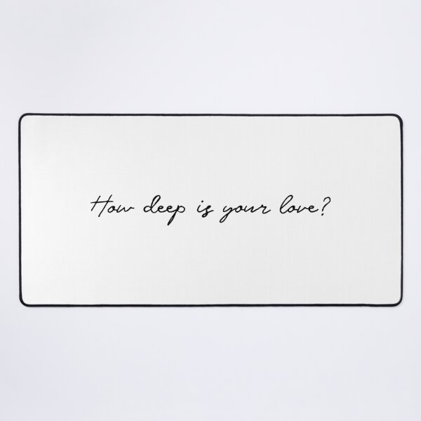 Item preview, How deep is your love (black) designed and sold by didijuca.