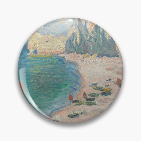 Item preview, Claude Monet - Etretat, The Beach and the Falaise d Amont designed and sold by Francisco Couto.