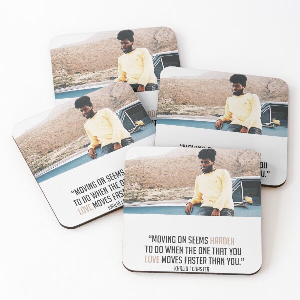 Item preview, Khalid Coaster Moving On Seems Harder designed and sold by stephanstep86.
