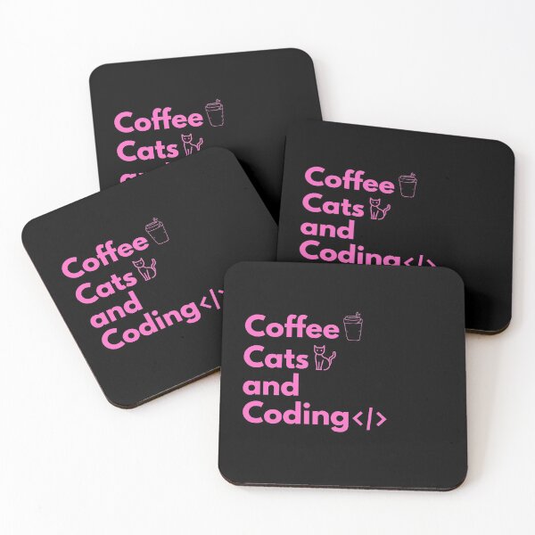 Item preview, Coffee Cats and Coding | Coding/Coder software engineer developer programmer geek coder STEM  designed and sold by brinikki.