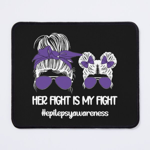 Item preview, Her Fight Is my fight Epilepsy Warrior designed and sold by StarcyWol.
