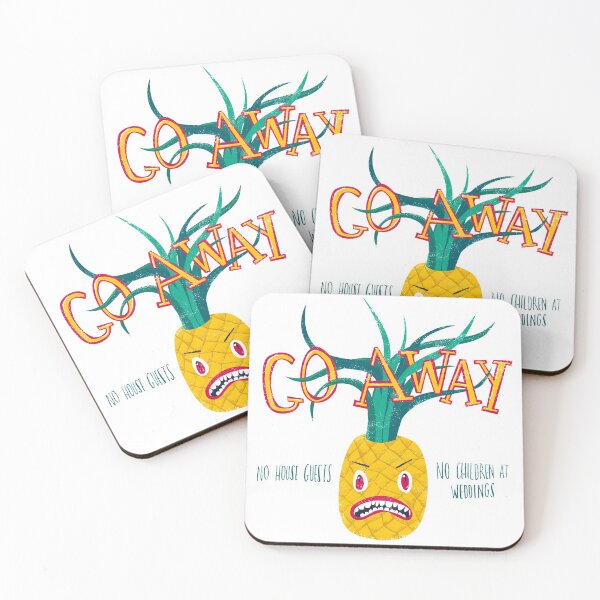 Item preview, Go Away Cranky Frankie Angry Pineapple designed and sold by superstarling.