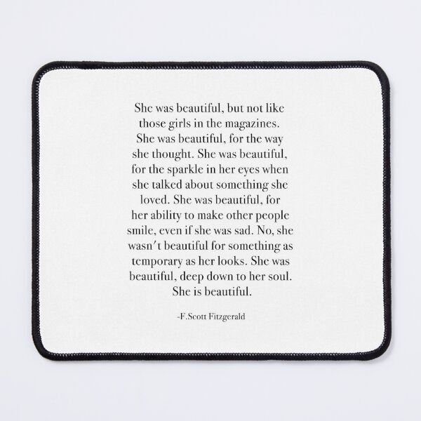 Item preview, She was beautiful, but not like those girls in the magazines. designed and sold by corbrand.