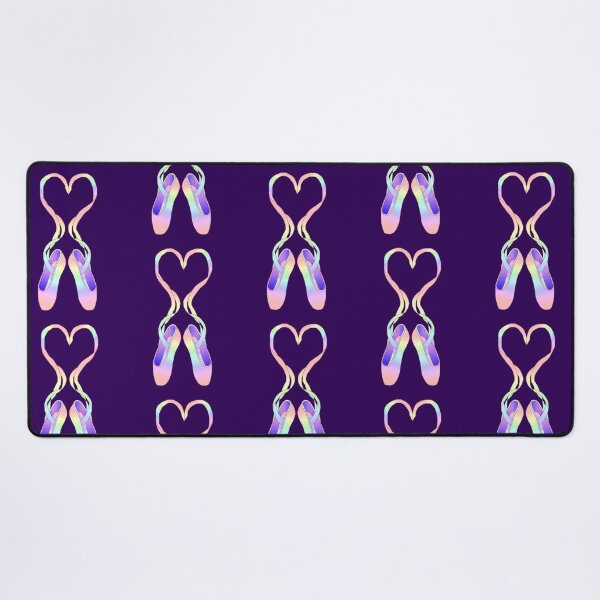 Item preview, Pastel Rainbow Heart Ballerina Shoes designed and sold by Deborah Camp.