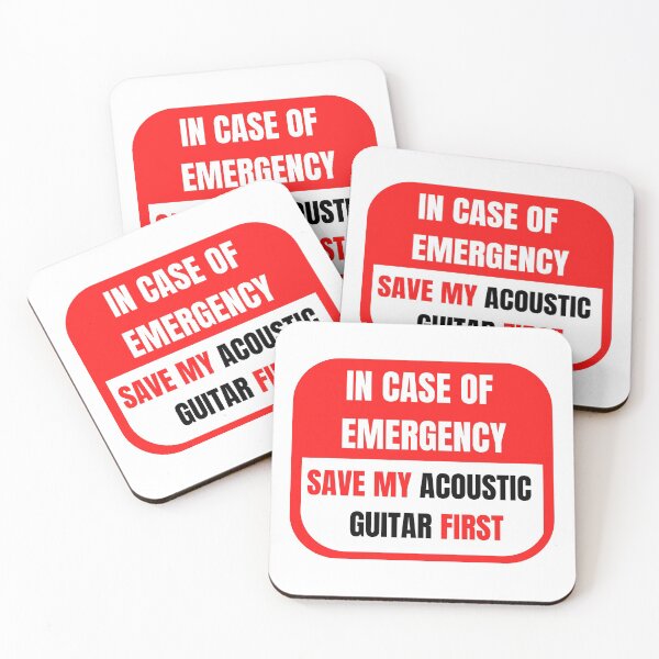 Item preview, In Case of Emergency, Save my Acoustic Guitar First designed and sold by choceclairs.