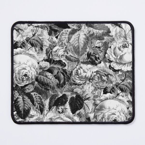 Item preview, Shabby Chic Roses, black and white, a perfect accent in a modern decor.  designed and sold by Point-Of-DD.