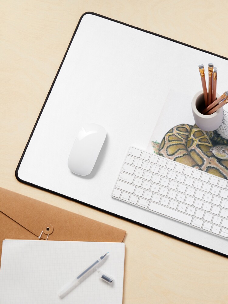 Thumbnail 3 of 5, Mouse Pad, chicken on a python designed and sold by JimsBirds.
