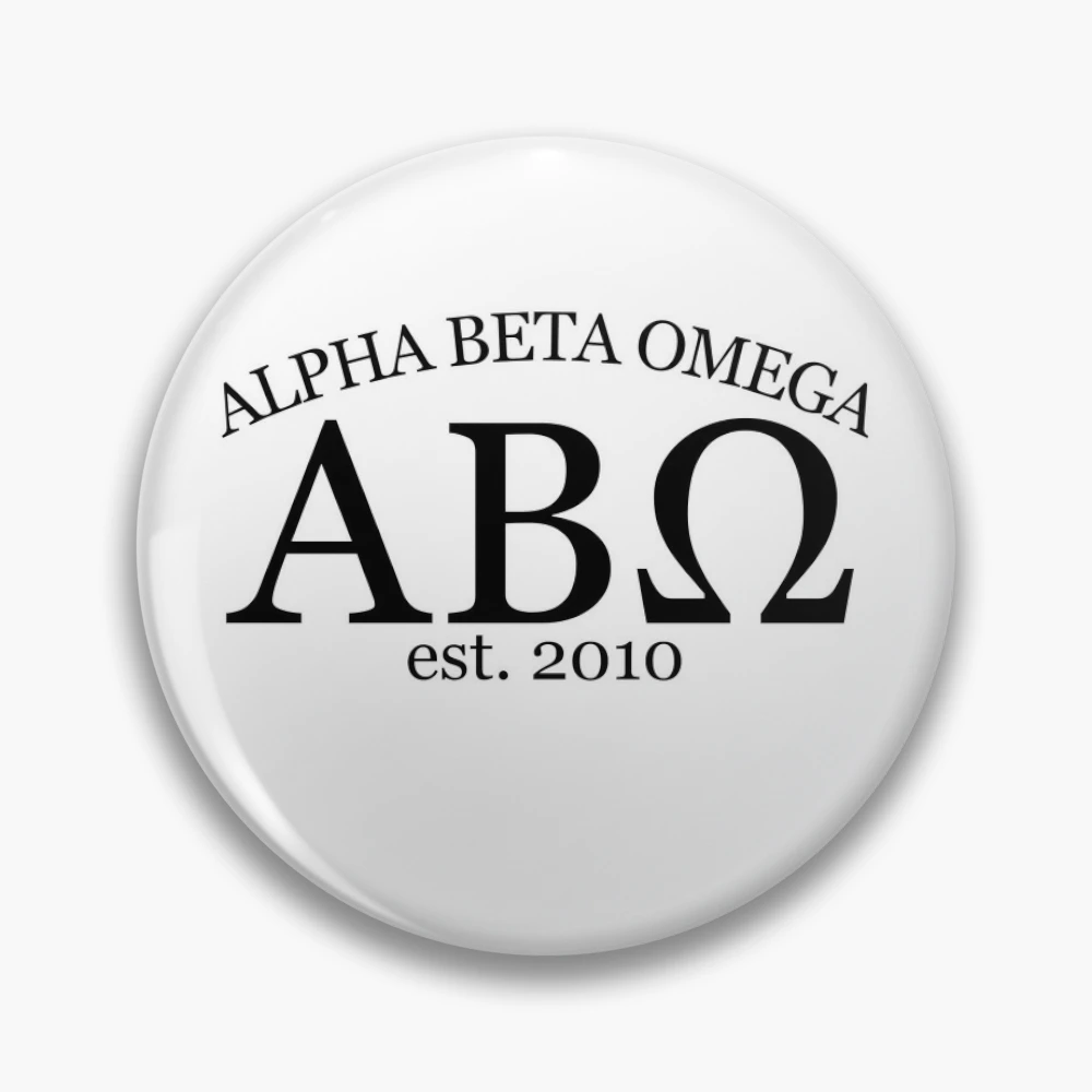 Alpha Beta Omega est. 2010 Pin