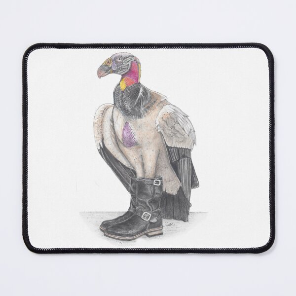 Item preview, King vulture in biker boots designed and sold by JimsBirds.
