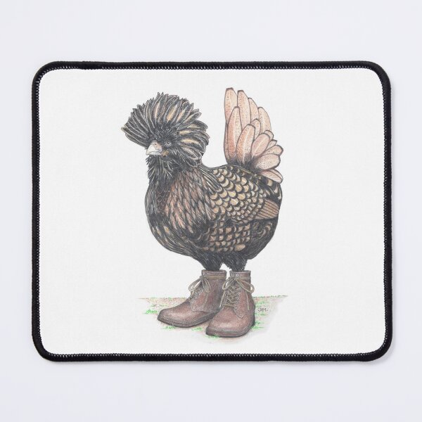 Item preview, Polish chicken in farm boots designed and sold by JimsBirds.