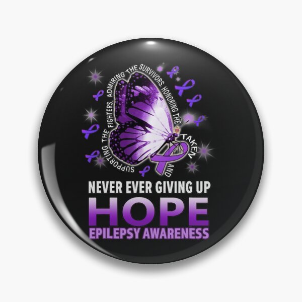 Item preview, Never ever giving up hope Epilepsy awareness designed and sold by StarcyWol.