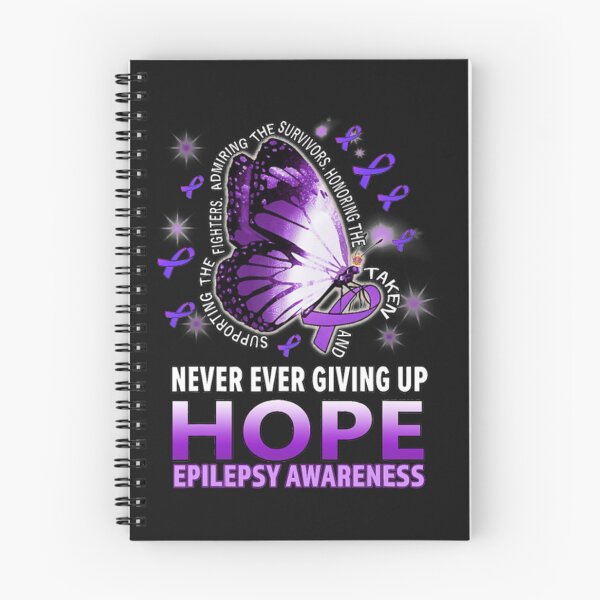 Item preview, Never ever giving up hope Epilepsy awareness designed and sold by StarcyWol.