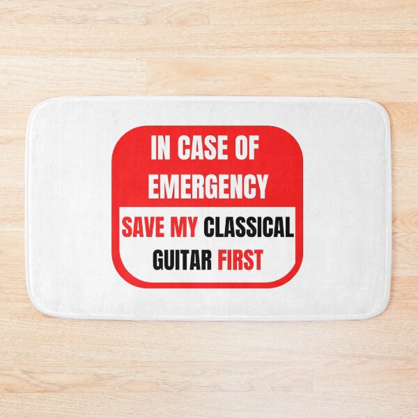 Item preview, In Case of Emergency, Save my Classical Guitar First designed and sold by choceclairs.
