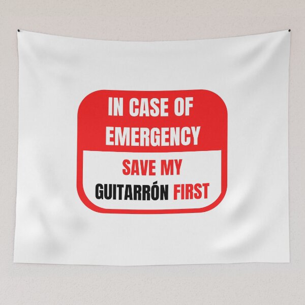Item preview, In Case of Emergency, Save my Guitarron First designed and sold by choceclairs.