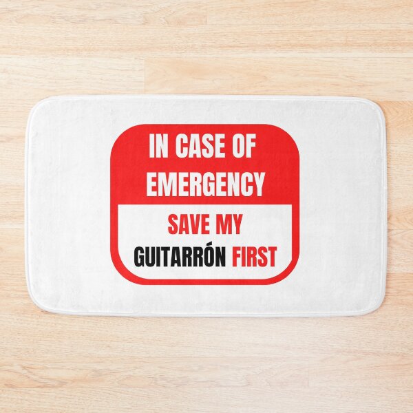Item preview, In Case of Emergency, Save my Guitarron First designed and sold by choceclairs.