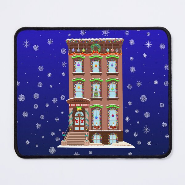 Item preview, Christmas Decorated Brooklyn Brownstone designed and sold by Deborah Camp.
