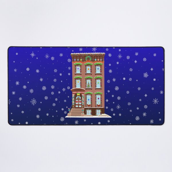 Item preview, Christmas Decorated Brooklyn Brownstone designed and sold by Deborah Camp.