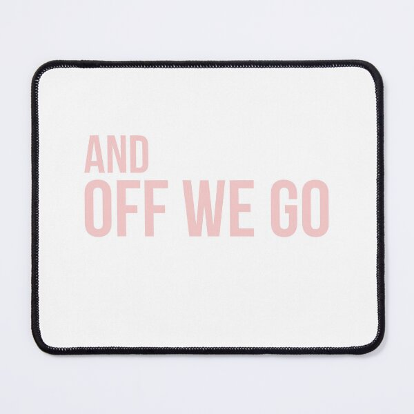 Item preview, And Off We Go! Millennial Pink designed and sold by FandomTrading.