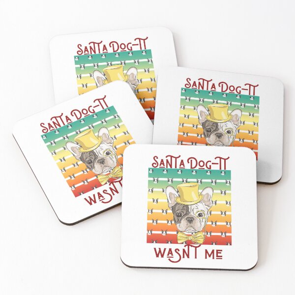 Item preview, Santa Dog-It wasn't me t-shirt designed and sold by Nicet-shirt1.