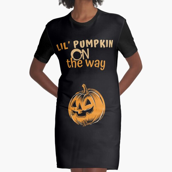 pumpkin tshirt dress