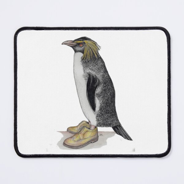Item preview, Penguin in gold wingtips designed and sold by JimsBirds.