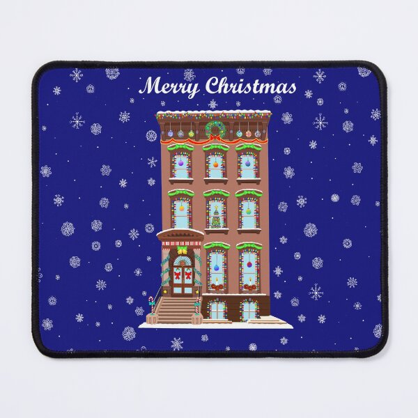 Item preview, Merry Christmas Brownstone House designed and sold by Deborah Camp.