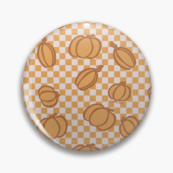 Item preview, Pumpkin Checkerboard designed and sold by JanGrackle.