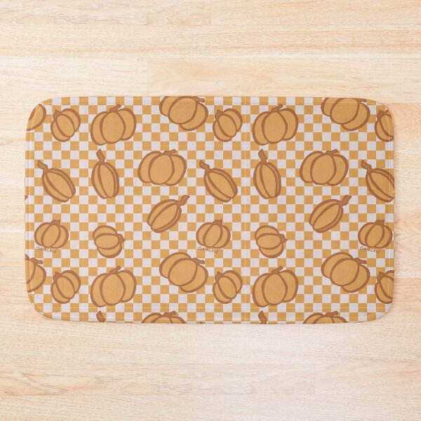 Item preview, Pumpkin Checkerboard designed and sold by JanGrackle.