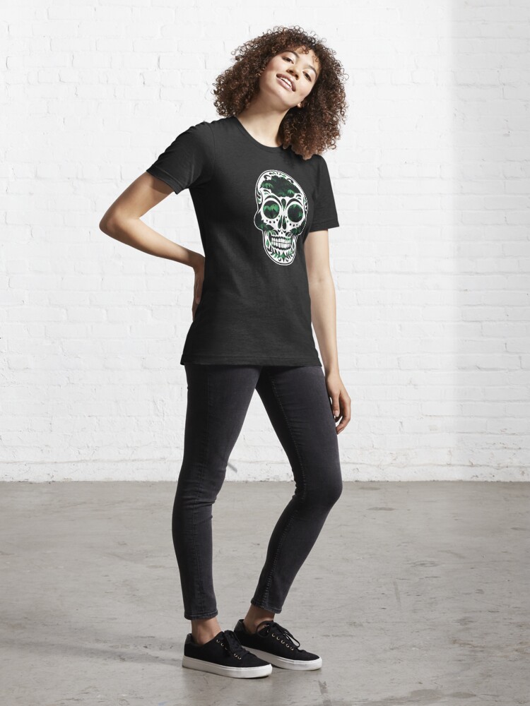 Sugar Skull Day Of The Dead Cool Bone Head Skulls Gift Idea T-Shirt Black